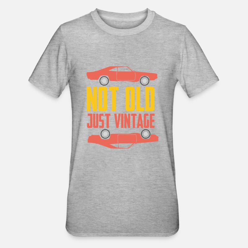 Oldtimer - Unisex Polycotton T-Shirt - Grau meliert
