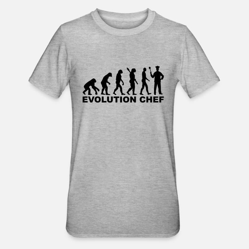 Cuisinier - T-shirt polycoton Unisexe - gris chiné
