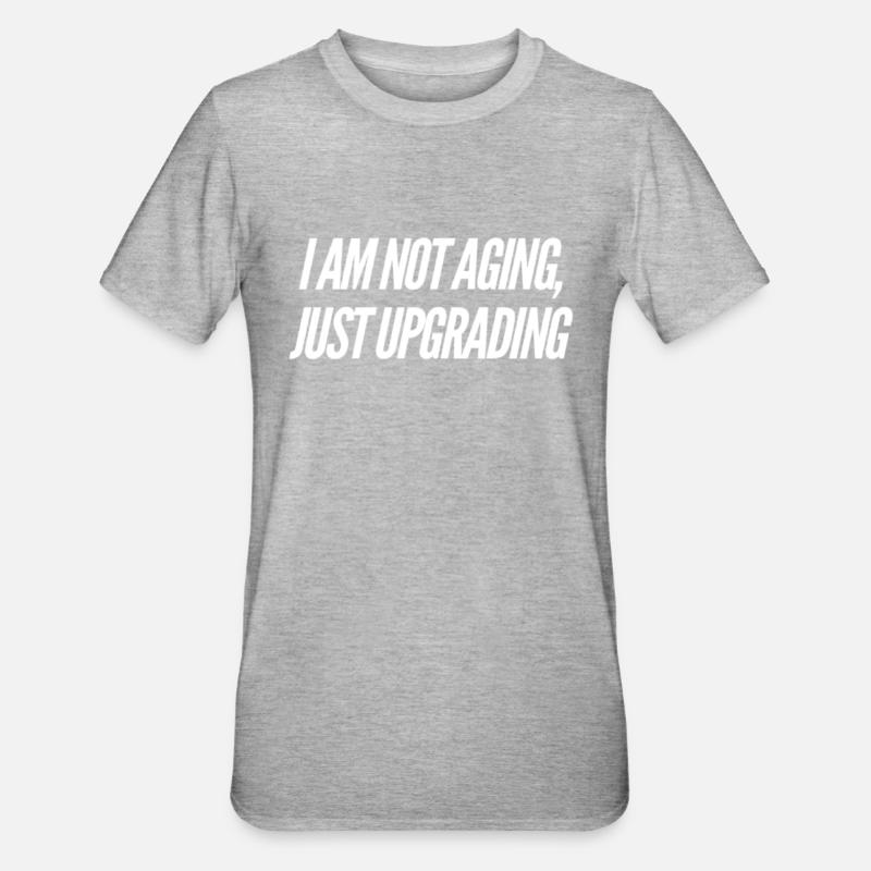 Geschenkidee 40. Geburtstag - Unisex Polycotton T-Shirt - Grau meliert