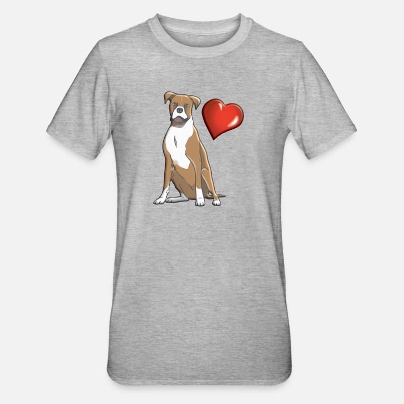 Hund Boxer Hundebesitzer Geschenkidee - Unisex Polycotton T-Shirt - undefined