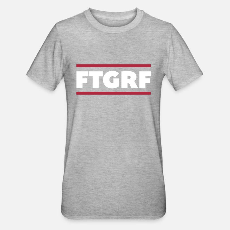 FOTOGRAF · FTGRF - Unisex Polycotton T-Shirt - Grau meliert