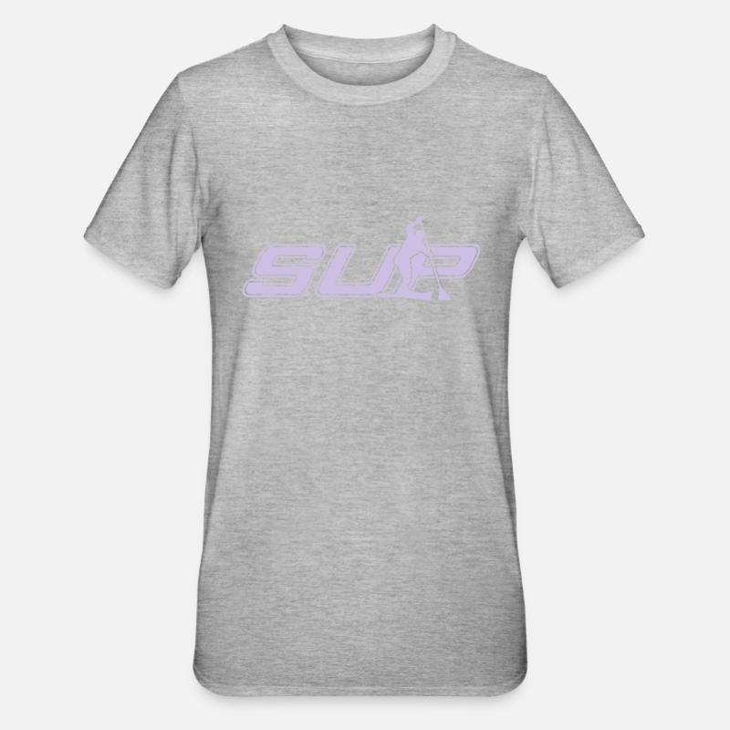 course sup - T-shirt polycoton Unisexe - gris chiné