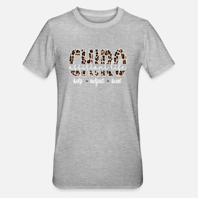 Chiropractic Assistant Chiropractic Assistant - Unisex Polycotton T-Shirt - heather grey