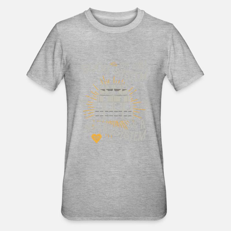 LE SYSTÈME EST BON SEULEMENT UN SYSTÈME DE SON CADEAU - T-shirt polycoton Unisexe - gris chiné