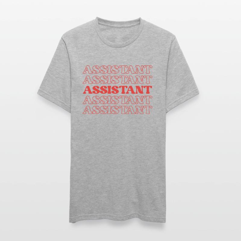 Assistante Assistante Assistante Aide Supportrice T-shirt polycoton Unisexe