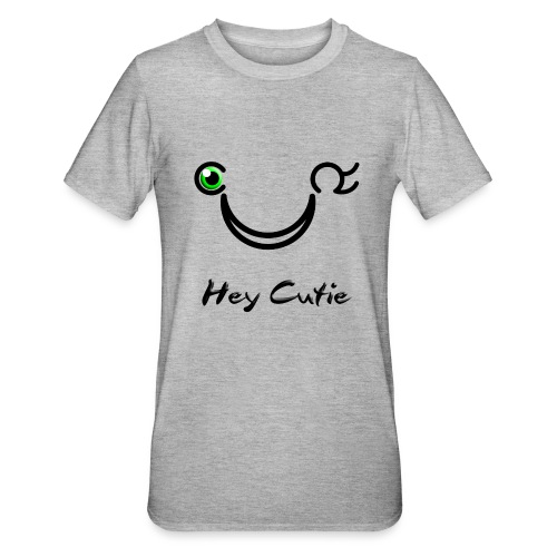 Hey Cutie Green Eye Wink - Unisex Polycotton T-Shirt