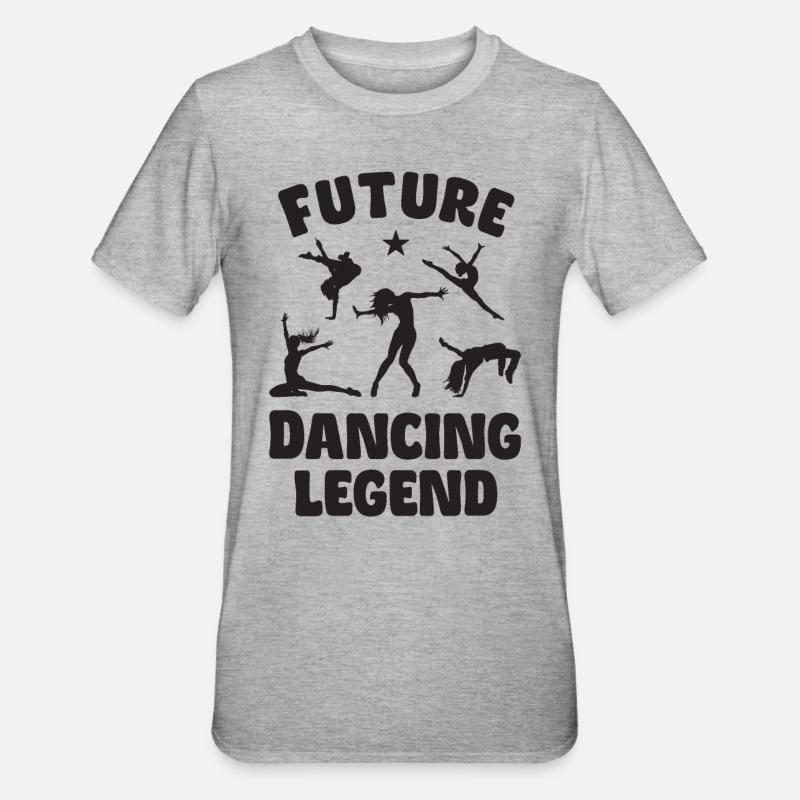 Future Dancing Legend - T-shirt polycoton Unisexe - gris chiné