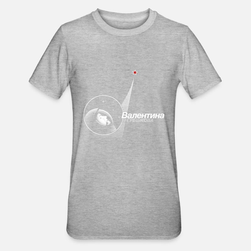 VALENTIN - Unisex Polycotton T-Shirt - Grau meliert