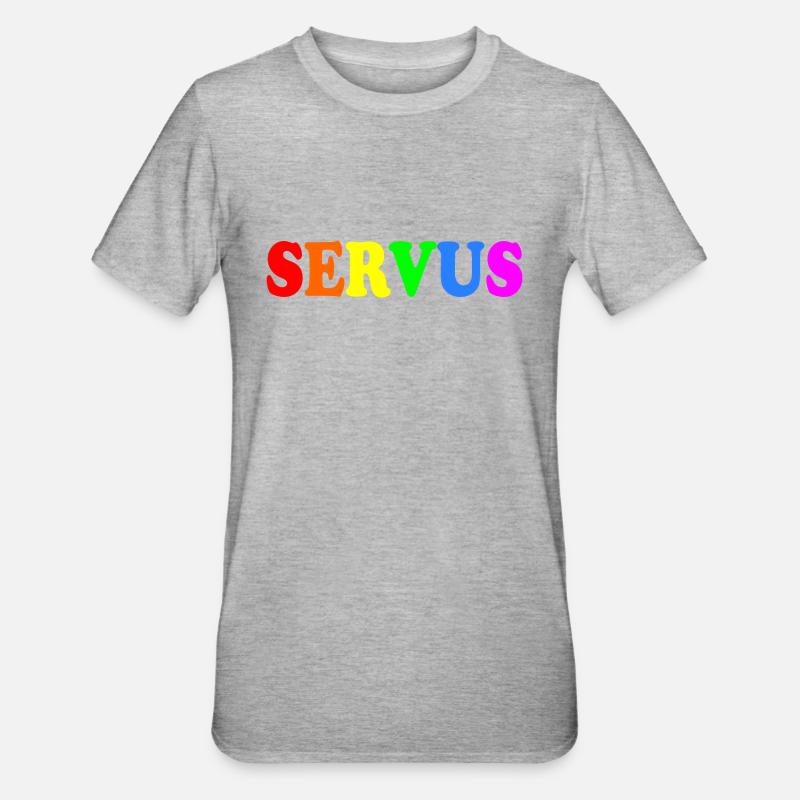 Servus - Unisex Polycotton T-Shirt - Grau meliert