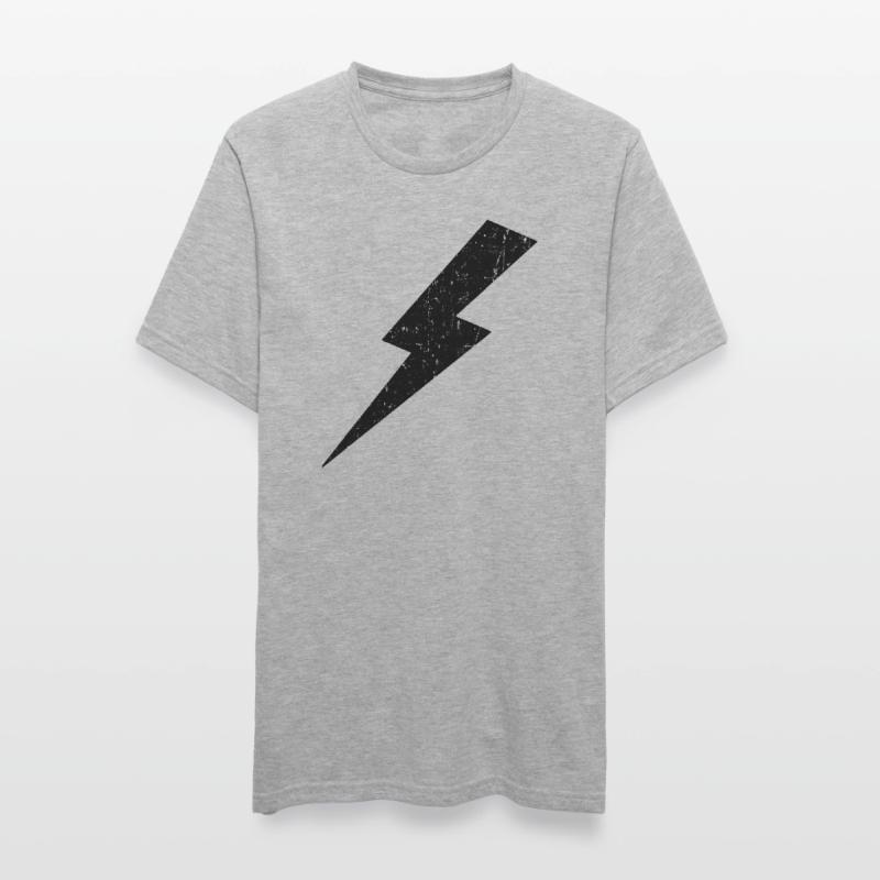 Lightning Bolt Unisex Polycotton T-Shirt