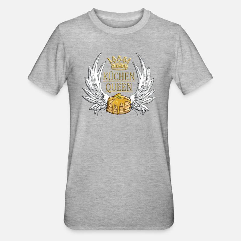 Küchenqueen Backen Design mit Kuchen - Unisex Polycotton T-Shirt - undefined