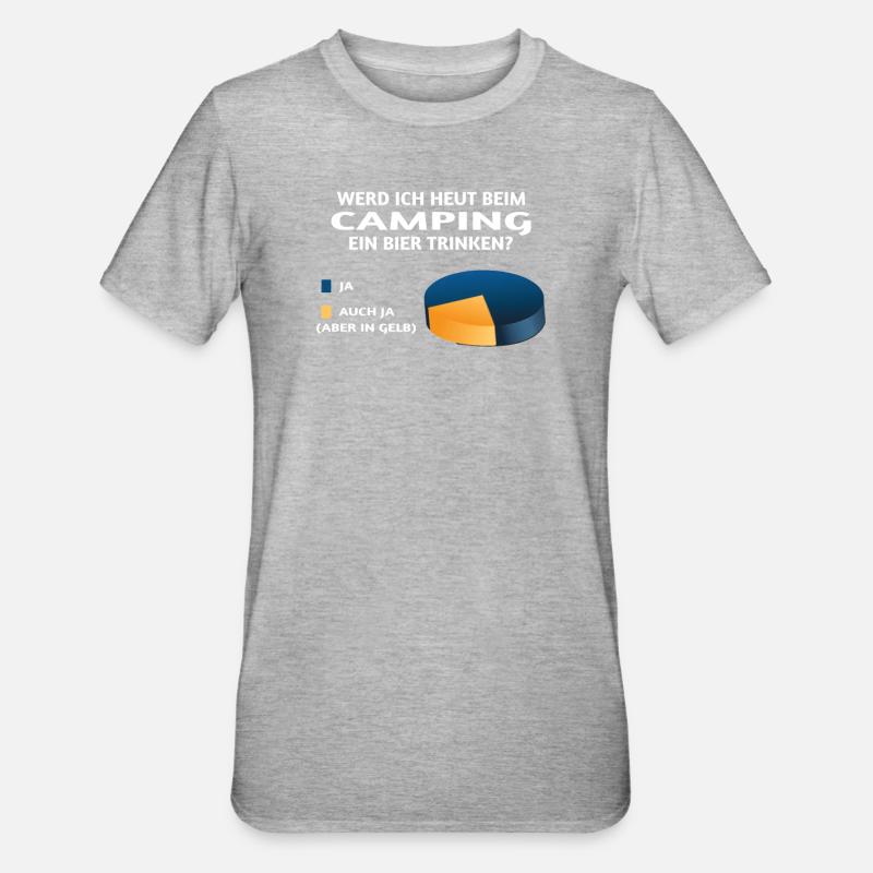 Camper Geschenkidee Camping - Unisex Polycotton T-Shirt - undefined