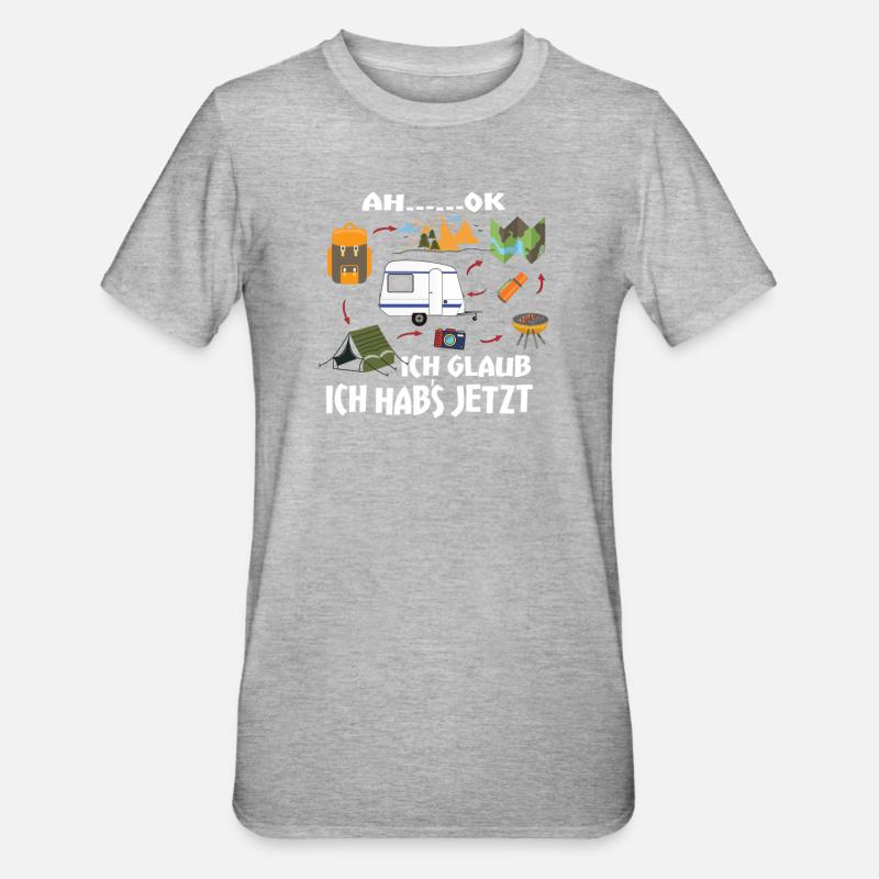 Camper Geschenkidee Camping - Unisex Polycotton T-Shirt - undefined