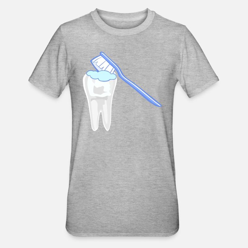 Icône de nettoyage difficile - T-shirt polycoton Unisexe - gris chiné