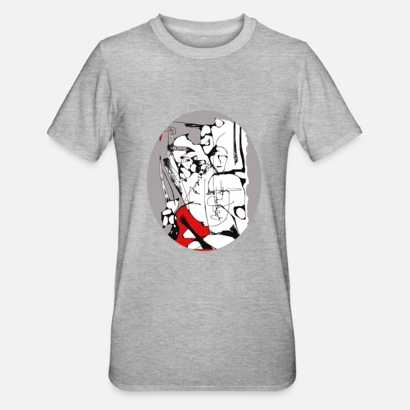 Liberté d'interprétation 3 - T-shirt polycoton Unisexe - gris chiné