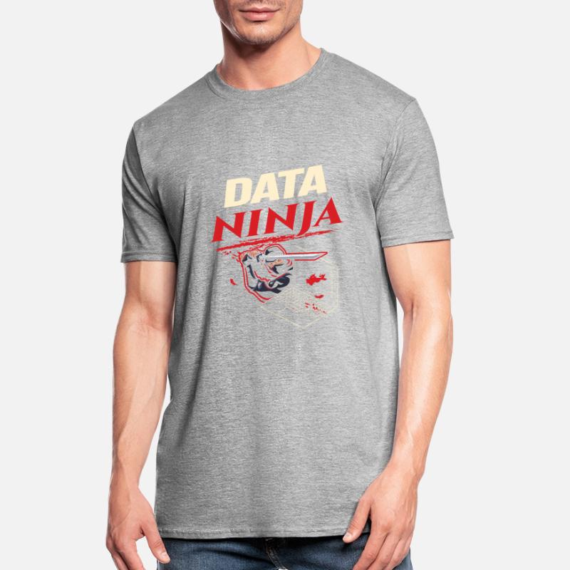 Data Ninja computer programming coder T-shirt polycoton Unisexe