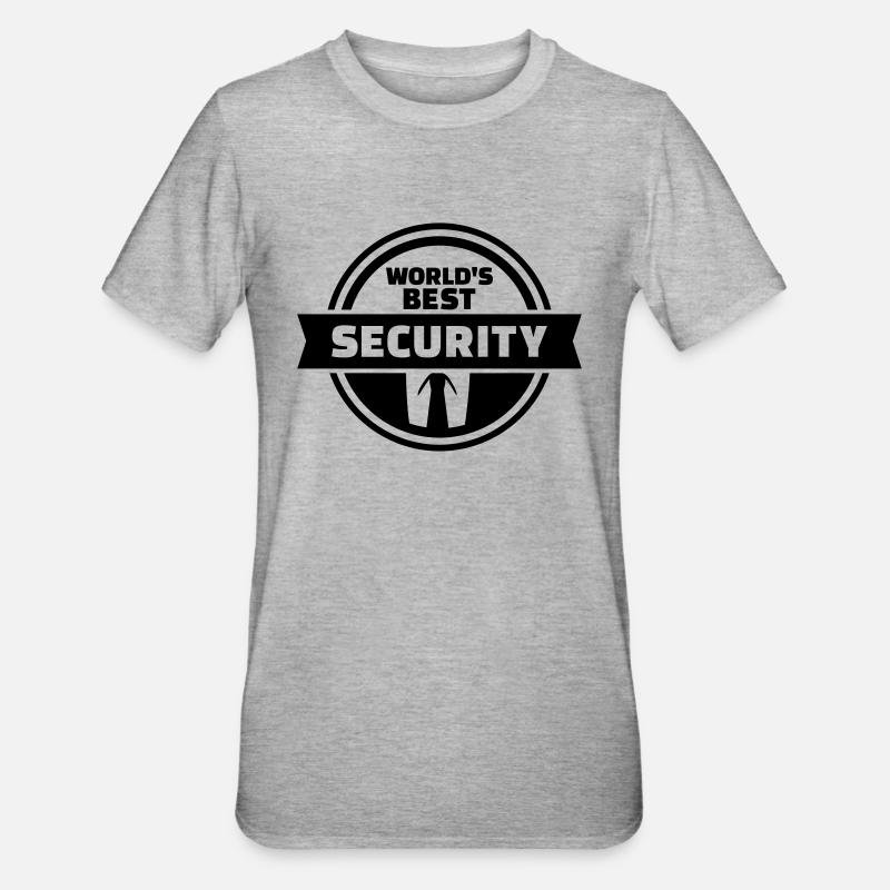 Security - Unisex Polycotton T-Shirt - heather grey