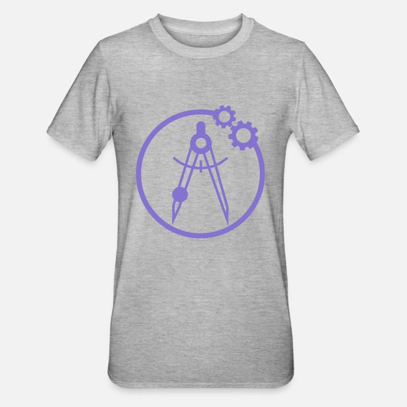 Construction Site - Engineering - Unisex Polycotton T-Shirt - heather grey