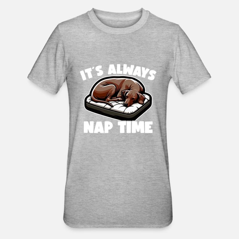 Rhodesian Ridgeback Dogs Rhodesian Ridgebacks - Unisex Polycotton T-Shirt - heather grey