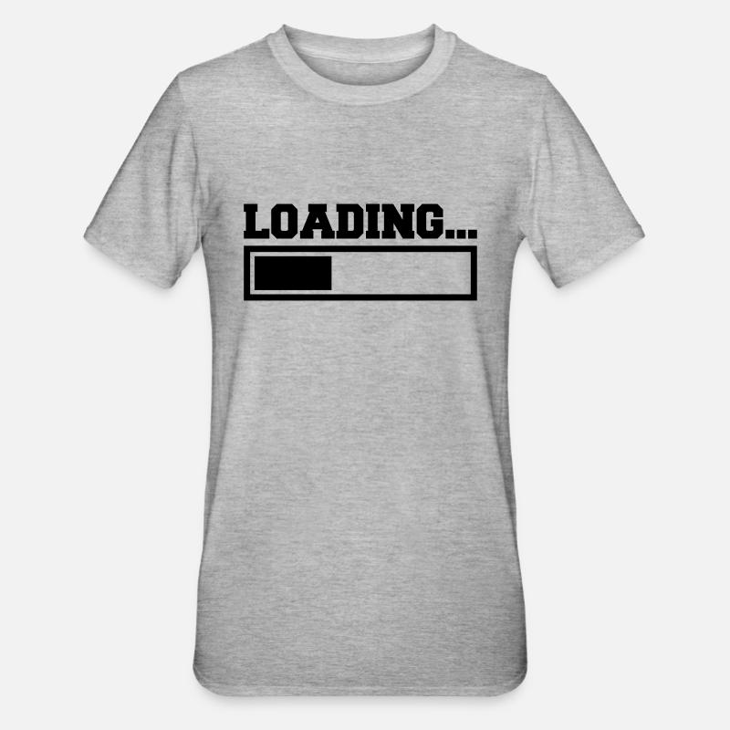 Loading - T-shirt polycoton Unisexe - gris chiné
