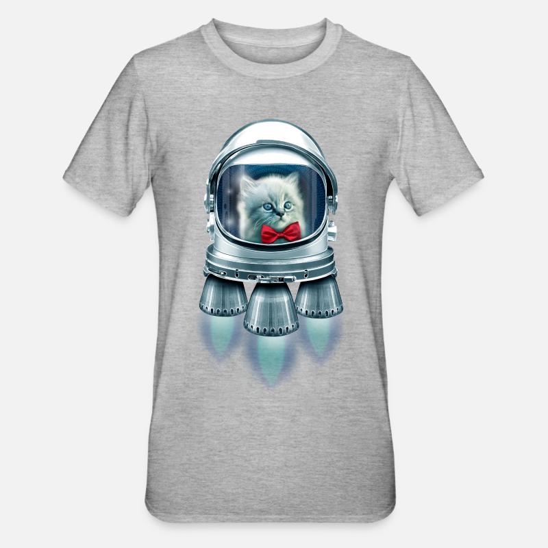 CASANOVA À L'ESPACE - T-shirt polycoton Unisexe - gris chiné