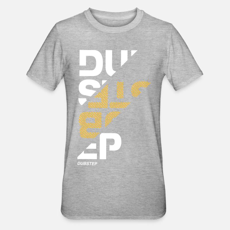 Dubstep tranches - T-shirt polycoton Unisexe - gris chiné