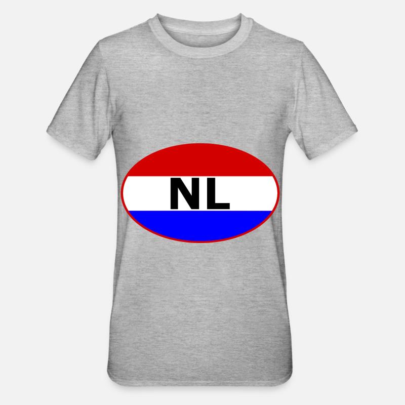 Les supporters des Pays-Bas - T-shirt polycoton Unisexe - gris chiné
