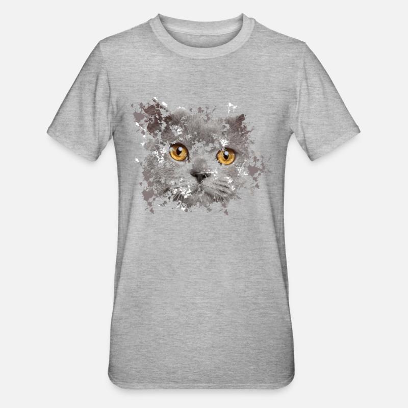 BKH face - Unisex Polycotton T-Shirt - heather grey
