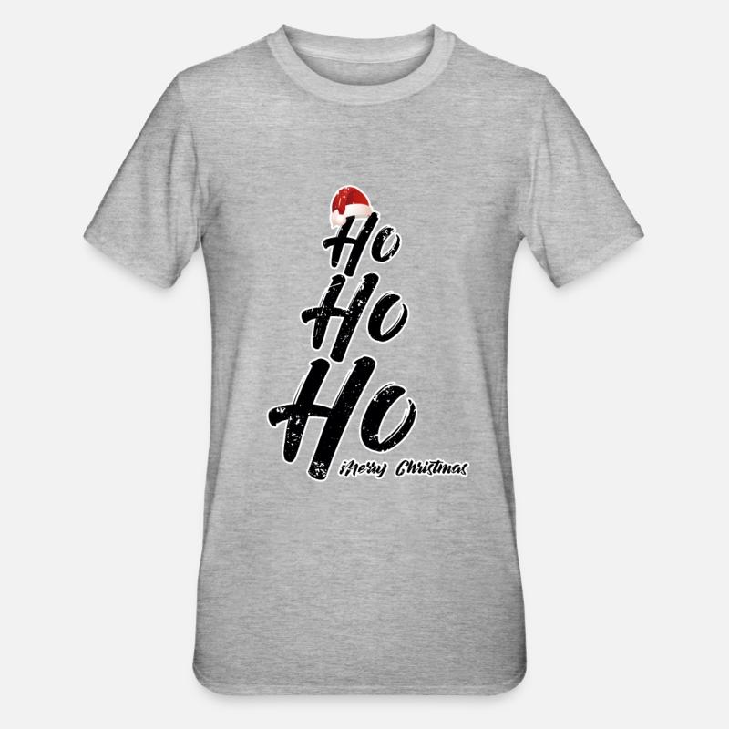 Noël - T-shirt polycoton Unisexe - gris chiné