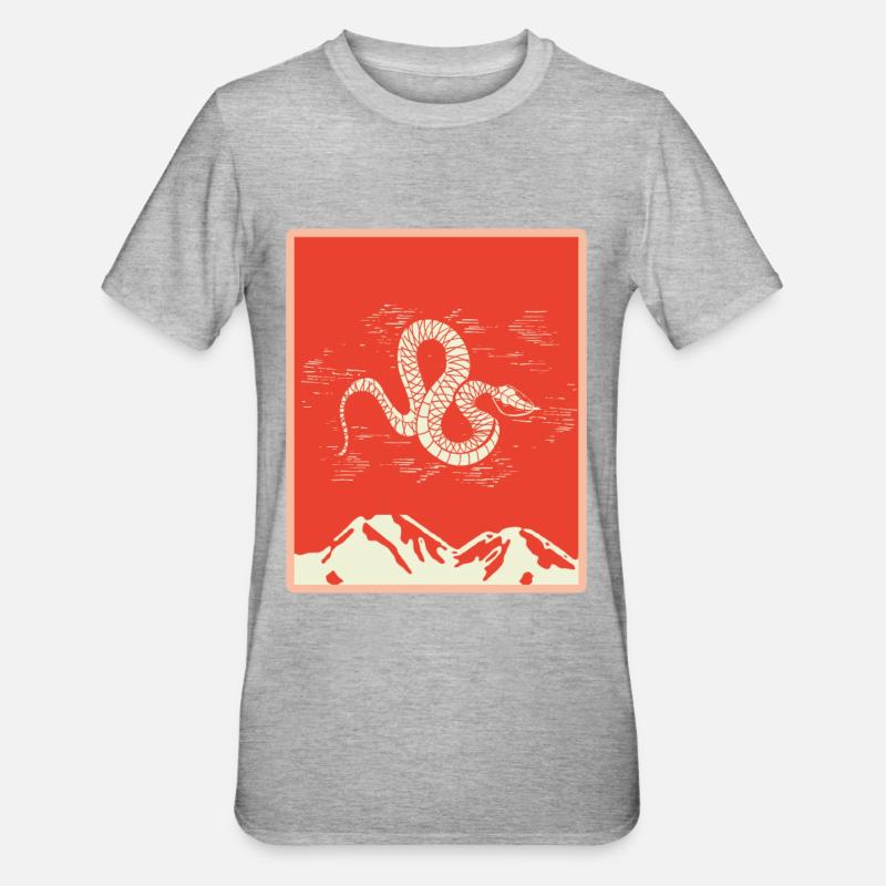 Tshirt Serpent - T-shirt polycoton Unisexe - undefined