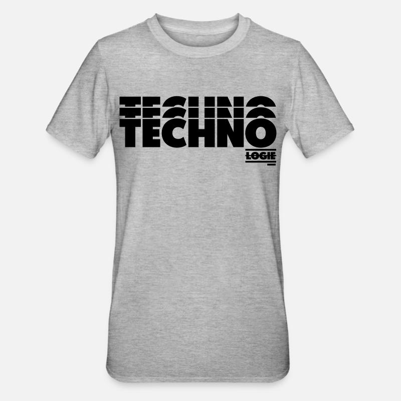 TECHNOLOGIE - T-shirt polycoton Unisexe - gris chiné
