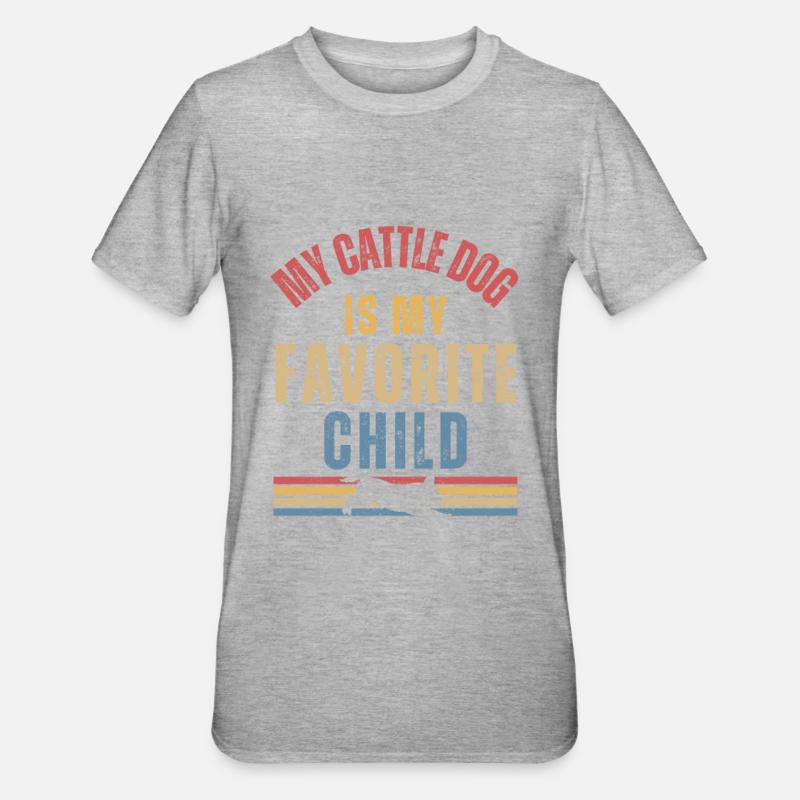 Bouvier - T-shirt polycoton Unisexe - gris chiné
