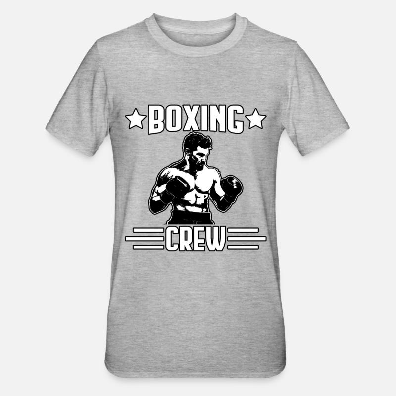 Équipe de boxe - T-shirt polycoton Unisexe - gris chiné