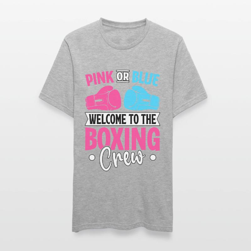 Pink oder Blau, willkommen in der Boxcrew Unisex Polycotton T-Shirt