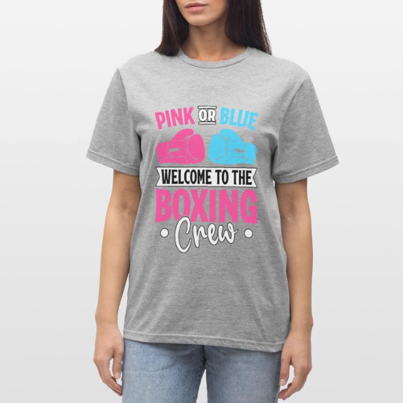Pink oder Blau, willkommen in der Boxcrew Unisex Polycotton T-Shirt