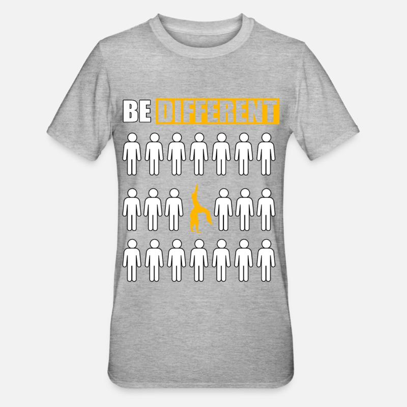 Be Different Capoeira - T-shirt polycoton Unisexe - gris chiné