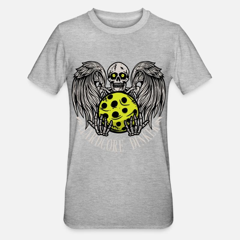 Dinker hardcore - T-shirt polycoton Unisexe - gris chiné