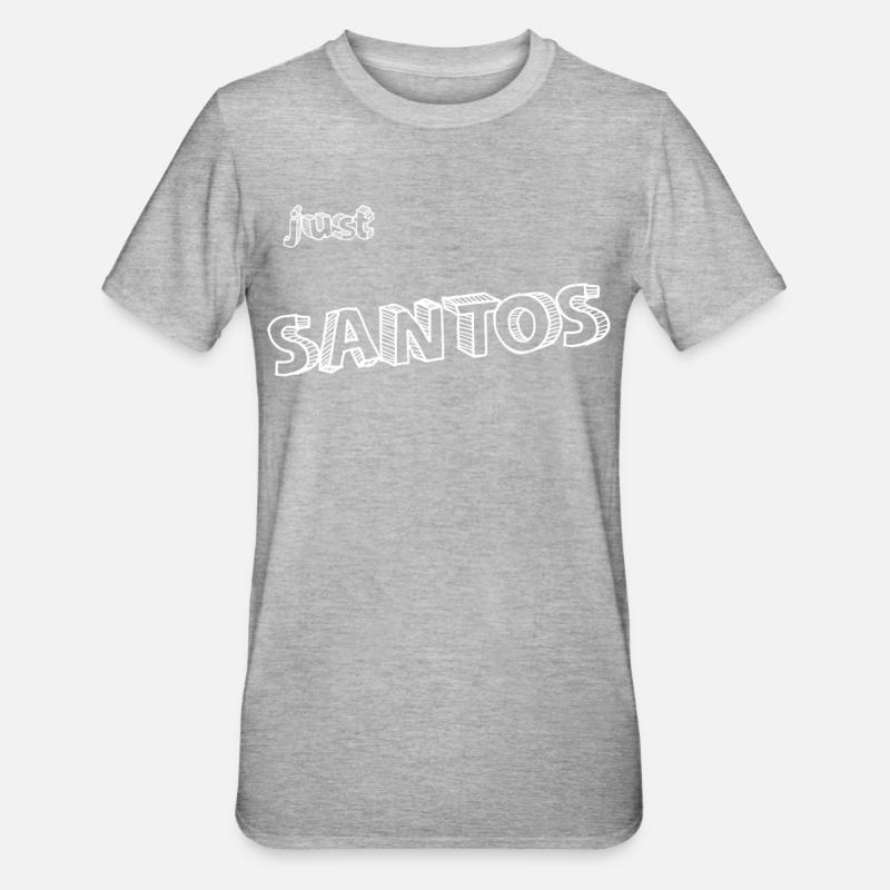 Nom de Santos - T-shirt polycoton Unisexe - gris chiné