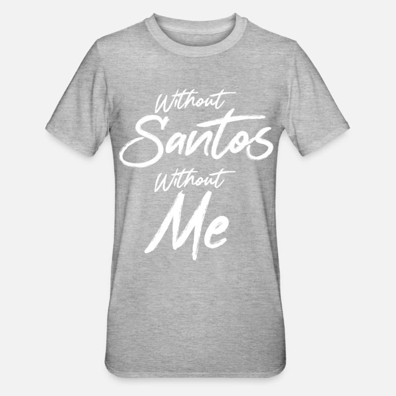 Santos - T-shirt polycoton Unisexe - gris chiné