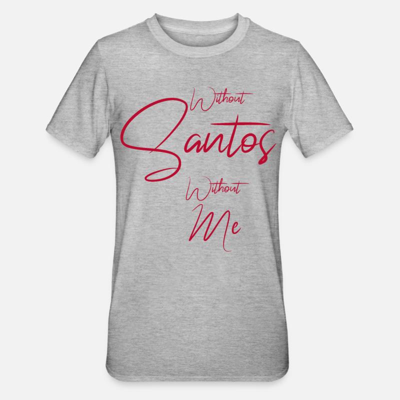 Santos - T-shirt polycoton Unisexe - gris chiné