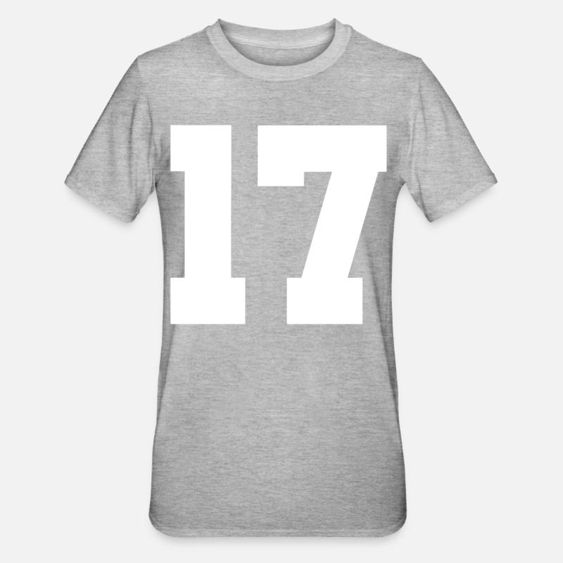 17 - T-shirt polycoton Unisexe - gris chiné