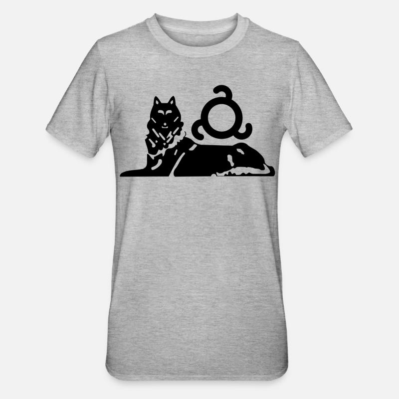 Borz Ingouche - T-shirt polycoton Unisexe - gris chiné