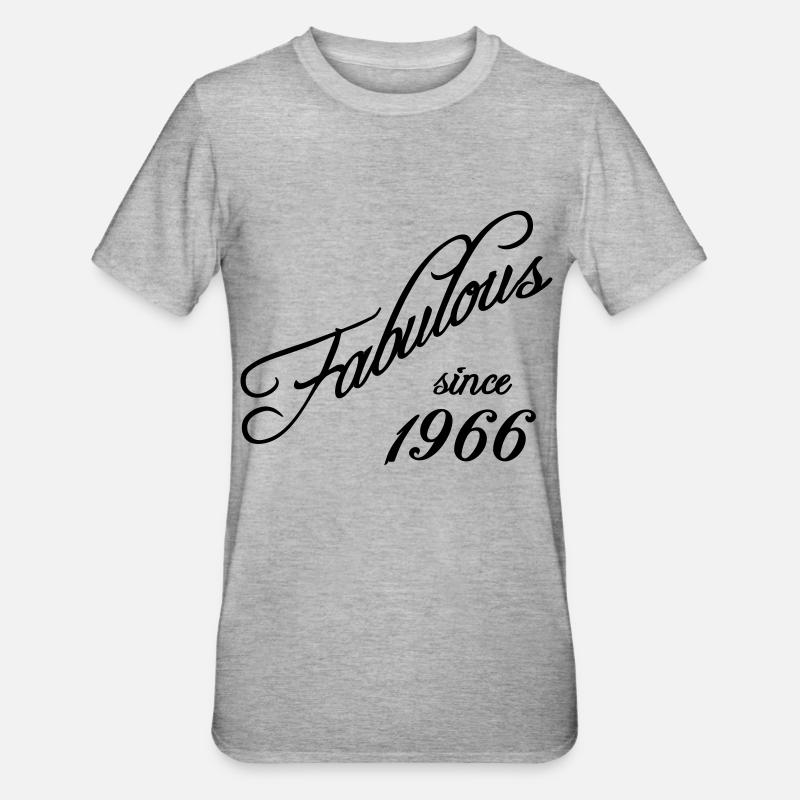 Fabulous since 1966 - T-shirt polycoton Unisexe - gris chiné
