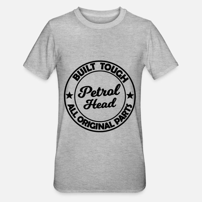 Tête d’essence - T-shirt polycoton Unisexe - gris chiné