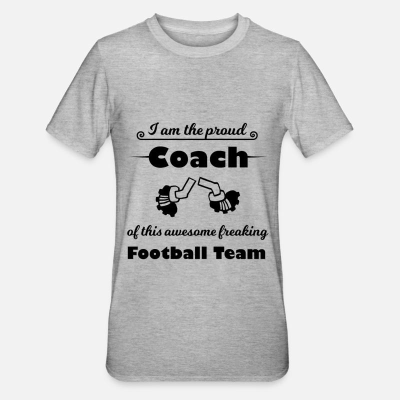 Der beste Trainer - Unisex Polycotton T-Shirt - Grau meliert