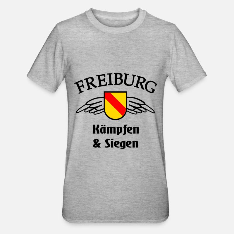 Der Breisgauer - Unisex Polycotton T-Shirt - Grau meliert