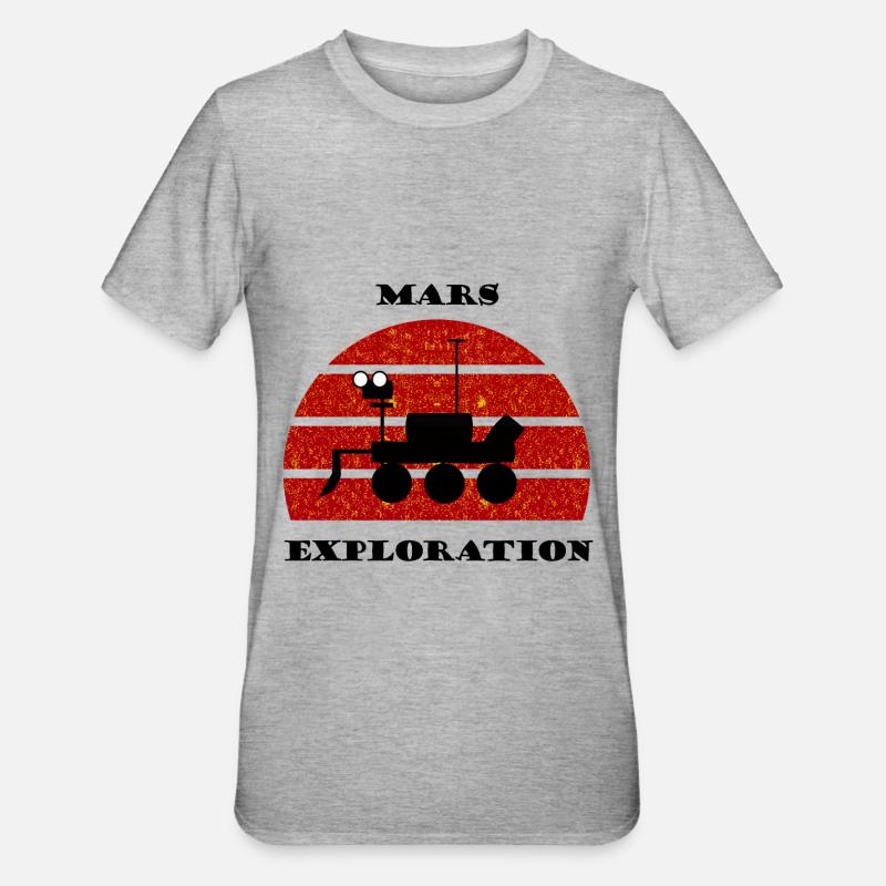L’expédition spatiale - T-shirt polycoton Unisexe - gris chiné