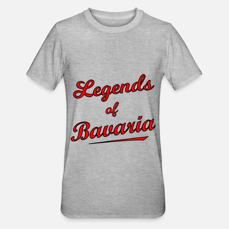 Les légendes de Bavière - T-shirt polycoton Unisexe - gris chiné