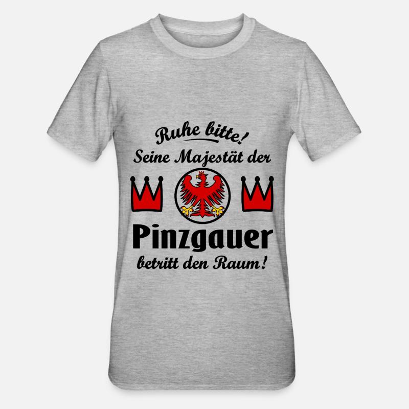 Le drôle de Pinzgauer - T-shirt polycoton Unisexe - gris chiné