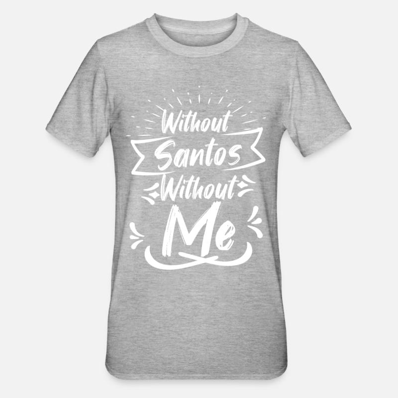 Nom de Santos - T-shirt polycoton Unisexe - gris chiné